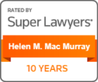 Helen Mac Murray 10 Year Superlawyer badge 1 e1673457281198