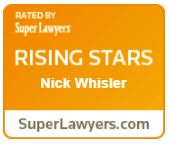 Nick Whisler Super Lawyers Rising Star badge