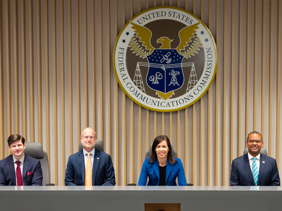 The FCC Commissioners group photo