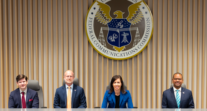 The FCC Commissioners group photo